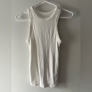 A BRAND NEW DAY FOR TARGET WHITE, RIBBED TANK - LADIES SIZE SMALL